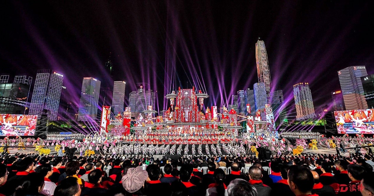 the grand scene at the 2019 shenzhen spring festival gala